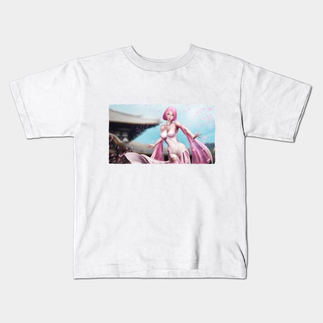 Sakura Kids T-Shirt by asteltainn